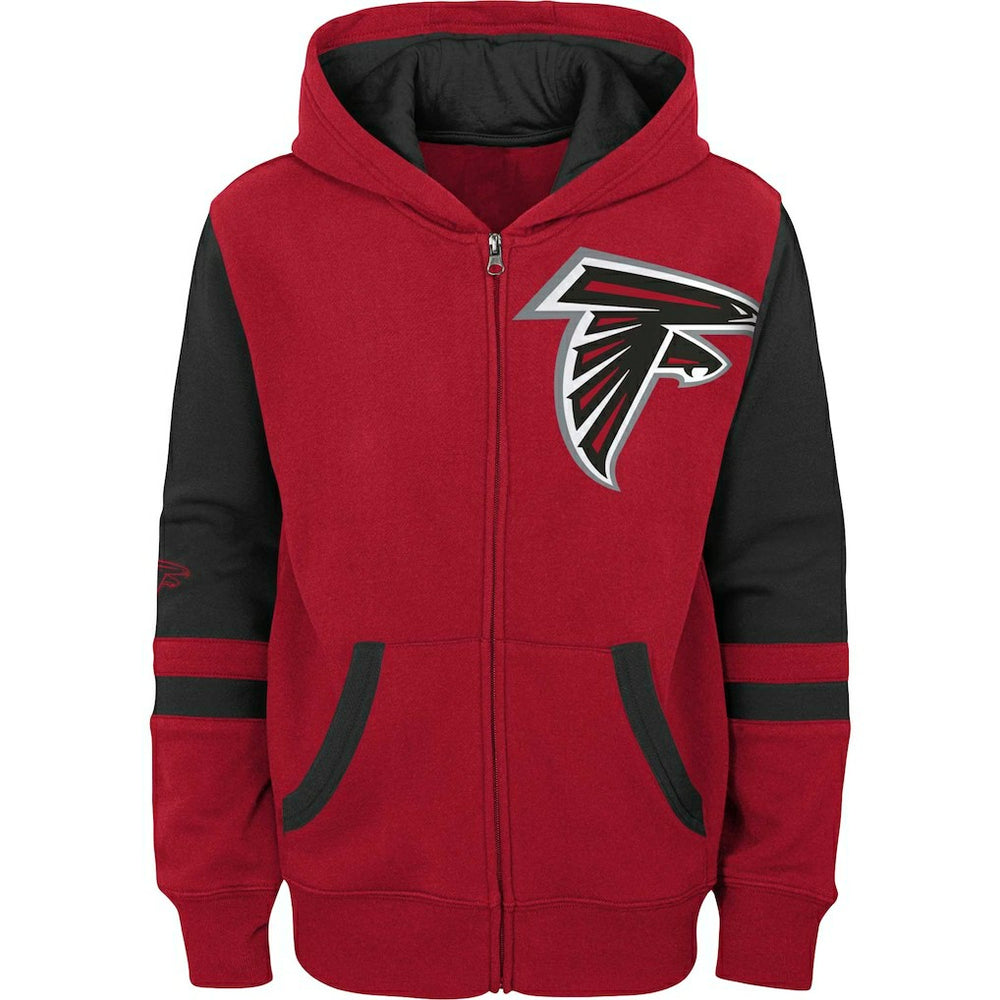 Atlanta Falcons Preschool Stadium Color Block Full-Zip Hoodie - Red sale