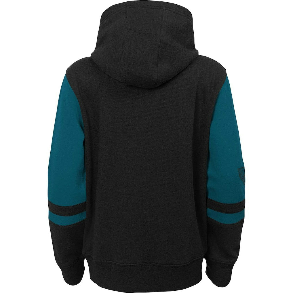 Jacksonville Jaguars Preschool Stadium Color Block Full-Zip Hoodie - Black on sale