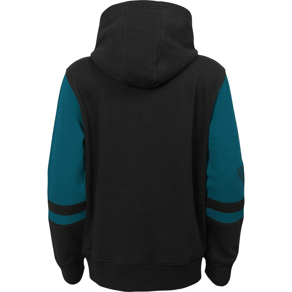 Jacksonville Jaguars Preschool Stadium Color Block Full-Zip Hoodie - Black on sale
