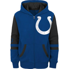 Indianapolis Colts Youth Colorblock Full-Zip Hoodie - Royal online