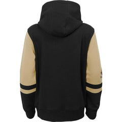 New Orleans Saints Youth Colorblock Full-Zip Hoodie - Black sale