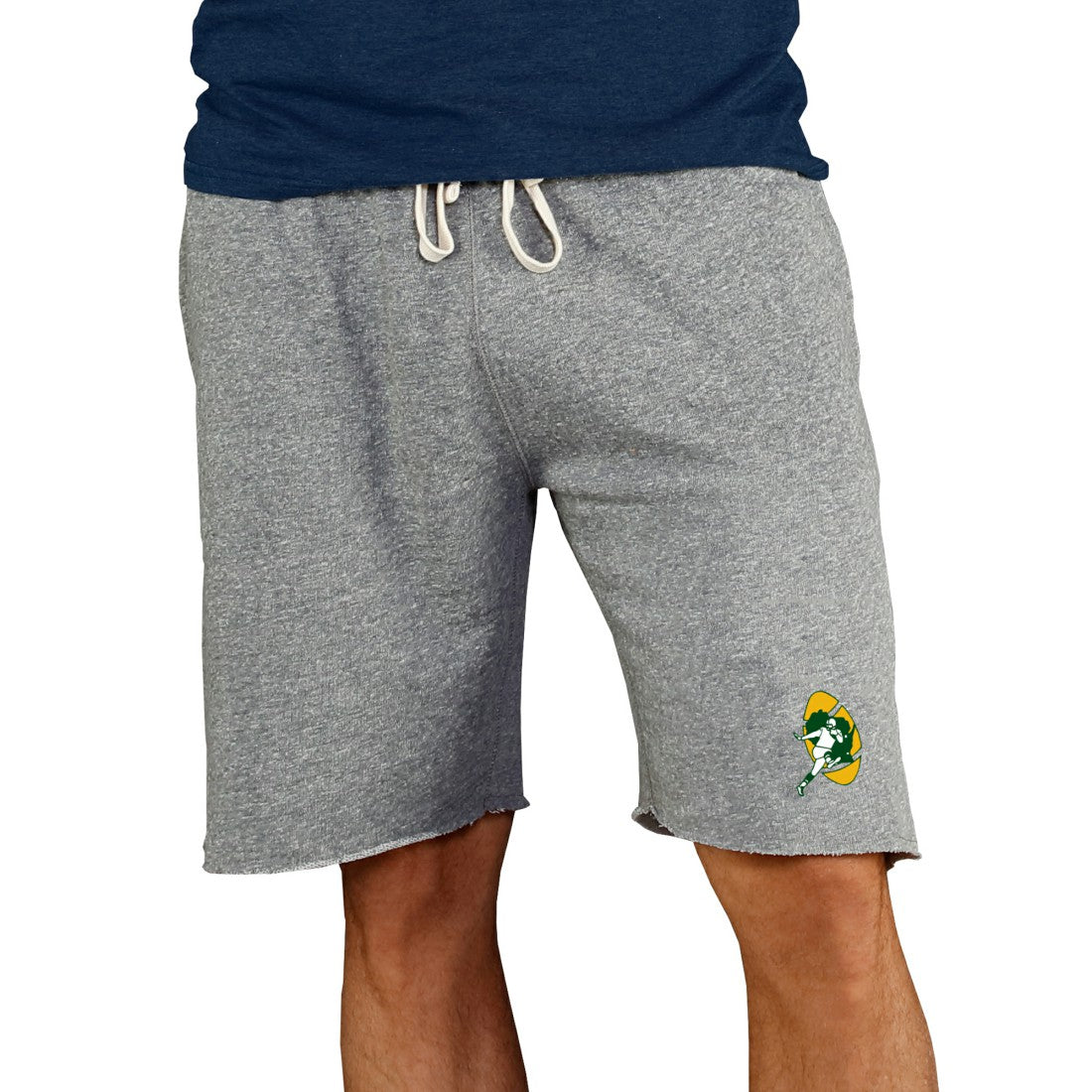 Green Bay Packers Concepts Sport Throwback Logo Mainstream Terry Shorts - Gray on sale