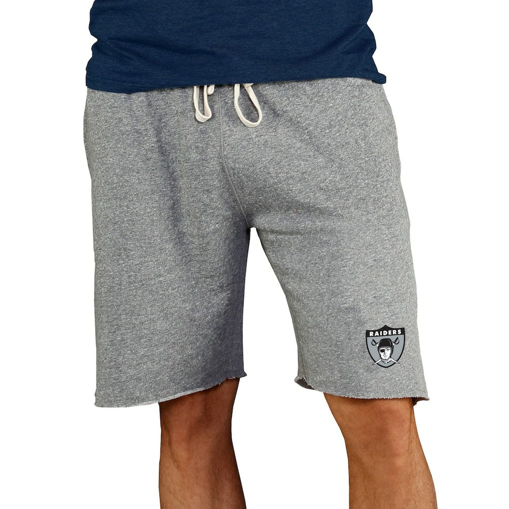 Las Vegas Raiders Concepts Sport Throwback Logo Mainstream Terry Shorts - Gray cheap