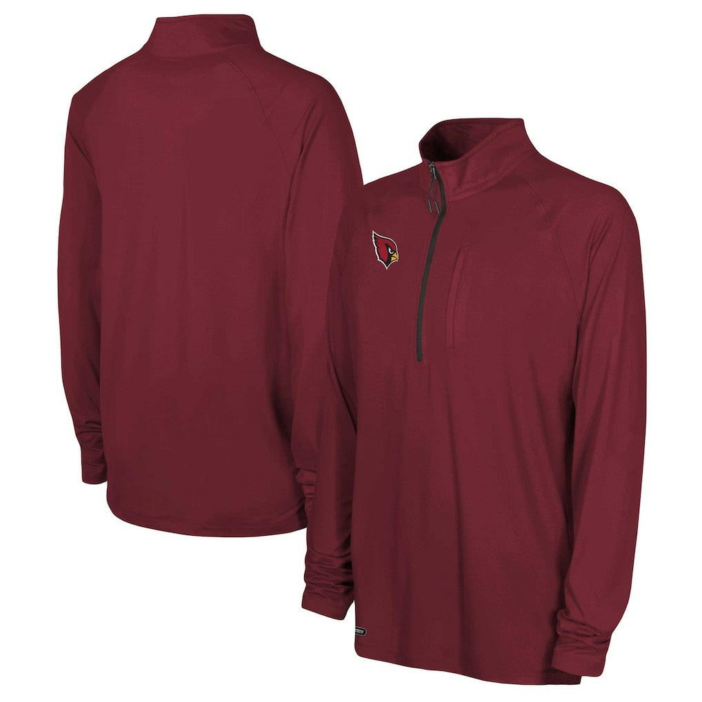 Arizona Cardinals Combine Authentic Raglan Quarter-Zip Top - Cardinal online