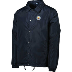 Manchester City Coaches Full-Snap Jacket - Navy discount