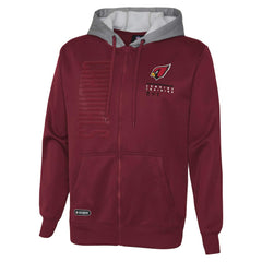Arizona Cardinals Combine Authentic Field Play Full-Zip Hoodie Sweatshirt - Cardinal sale