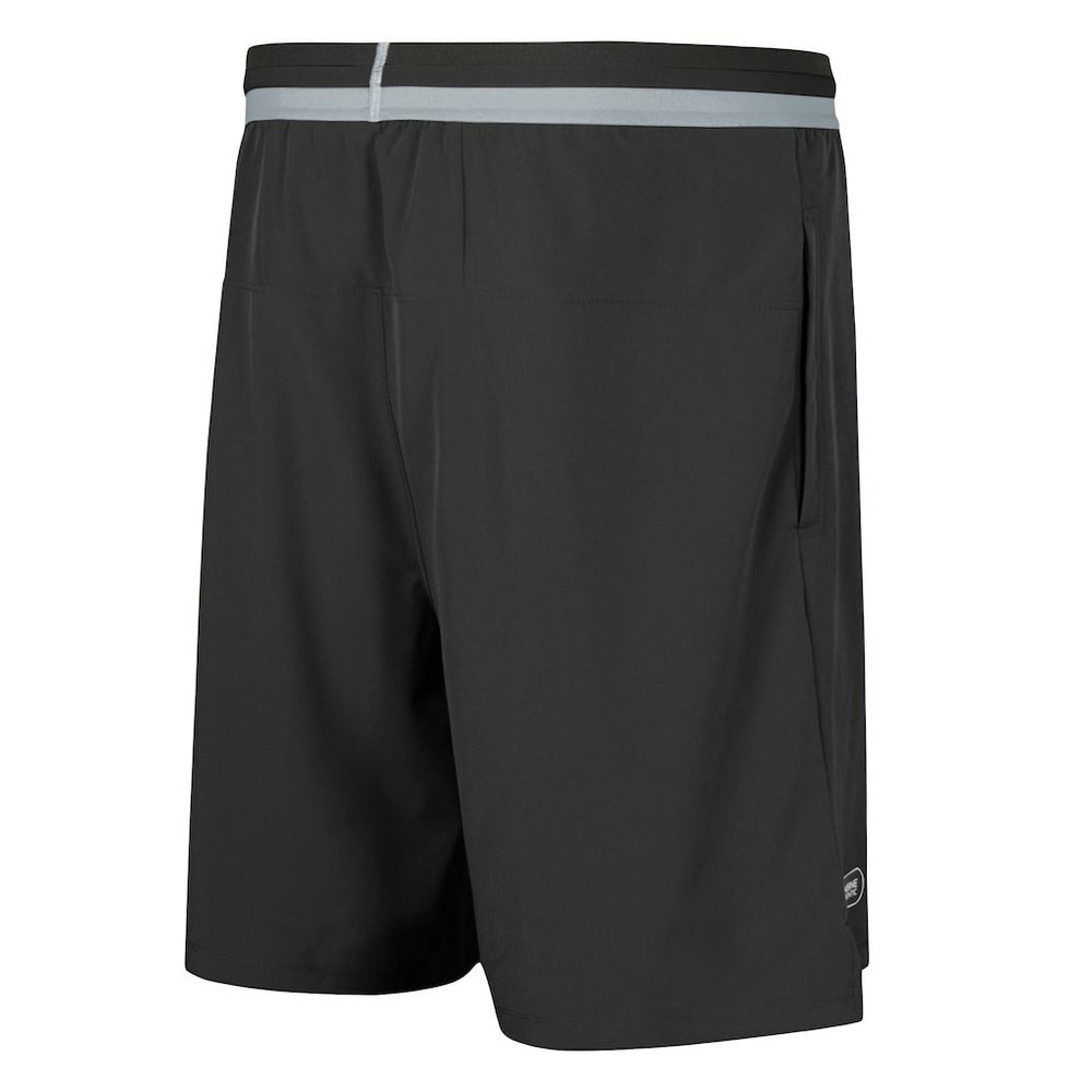 Las Vegas Raiders Cool Down Tri-Color Elastic Training Shorts - Black cheap