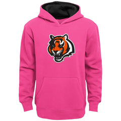 Cincinnati Bengals Girls Youth Prime Pullover Hoodie - Pink for sale