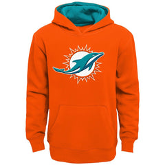 Miami Dolphins Youth Prime Pullover Hoodie - Orange cheap