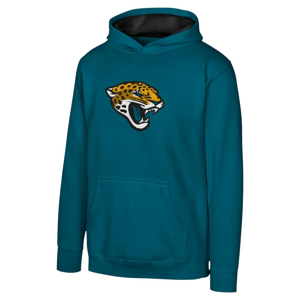 Jacksonville Jaguars Youth Prime Pullover Hoodie - Teal sale