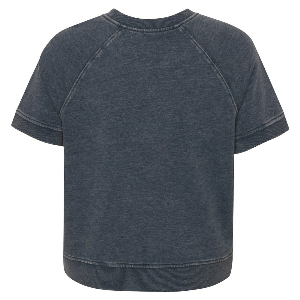 Buffalo Bills Girls Juniors Cheer Squad Raglan T-Shirt - Heather Charcoal for sale