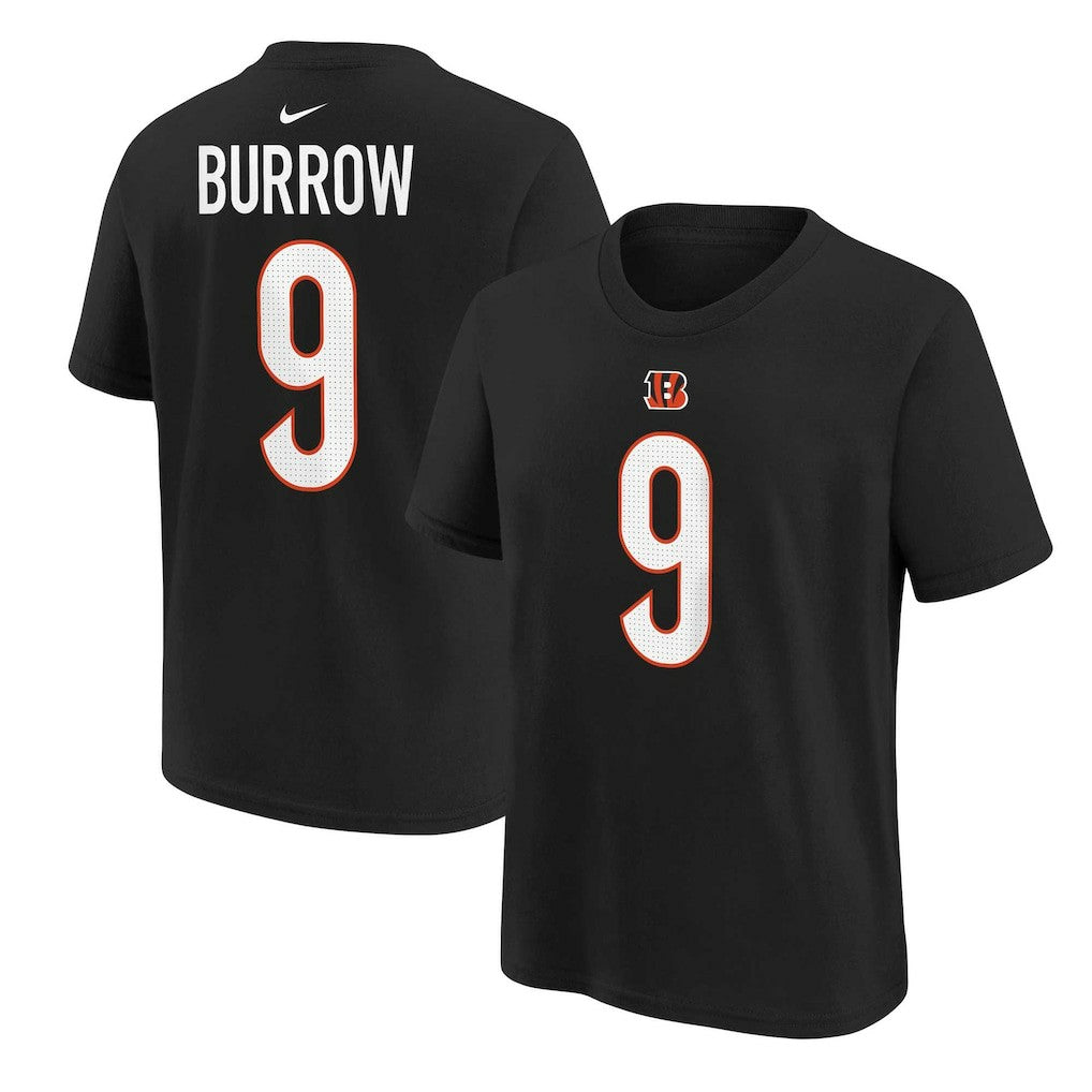 Joe Burrow Cincinnati Bengals Youth Player Name & Number T-Shirt - Black cheap