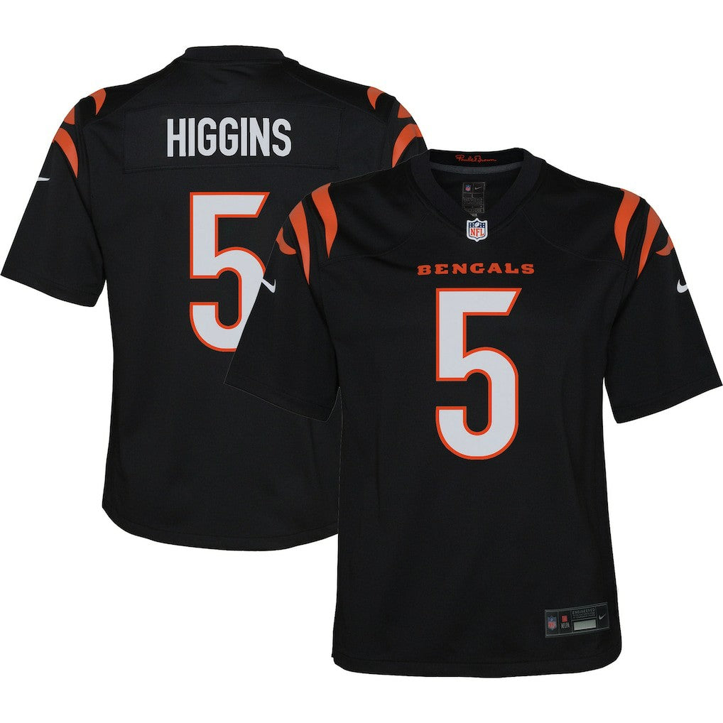 Tee Higgins Cincinnati Bengals Youth Game Jersey - Black discount