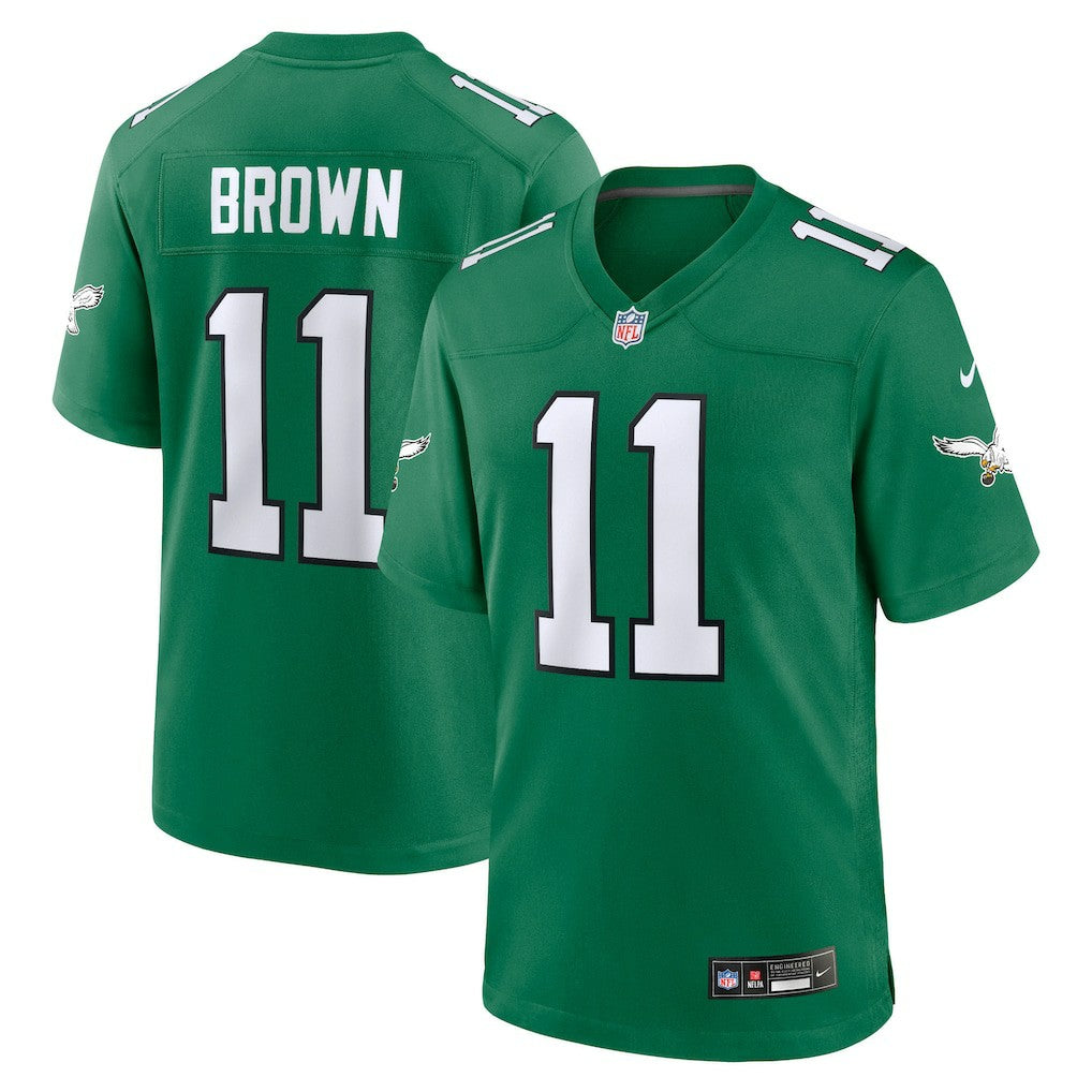 A.J. Brown Philadelphia Eagles Youth Game Jersey - Kelly Green outlet