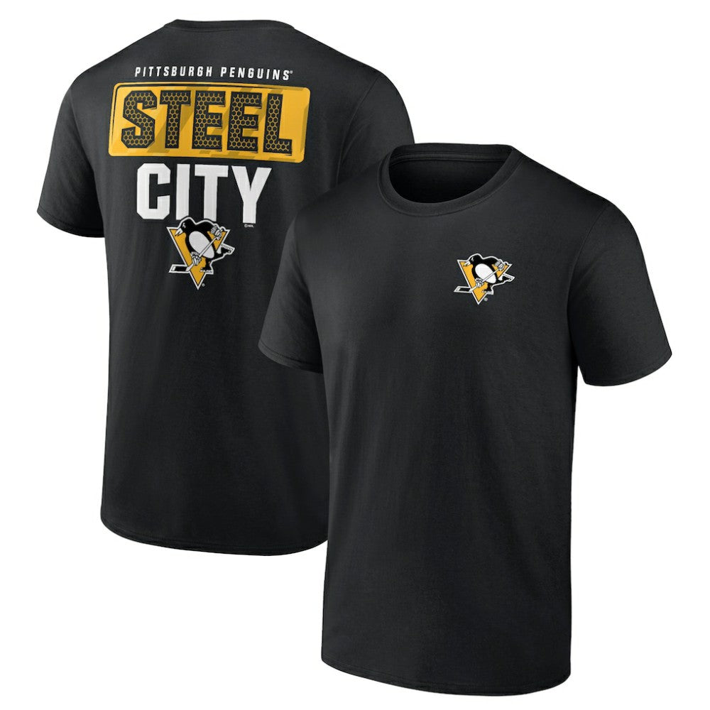 Pittsburgh Penguins Territorial T-Shirt - Black T-shirts