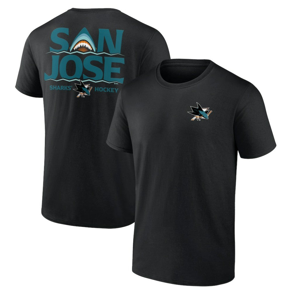 San Jose Sharks Territorial T-Shirt - Black T-shirts
