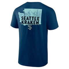 Seattle Kraken Territorial T-Shirt - Deep Sea Blue T-shirts
