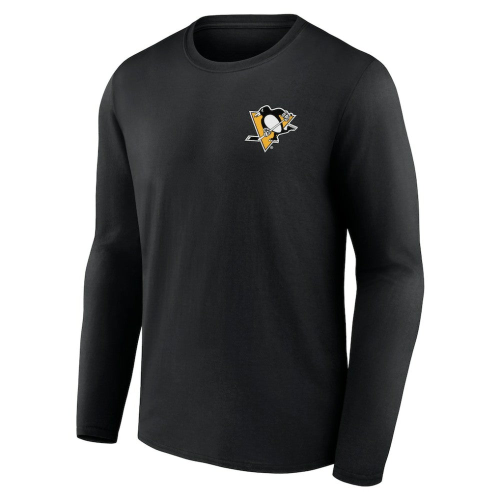 Pittsburgh Penguins Territorial Long Sleeve T-Shirt - Black T-shirts