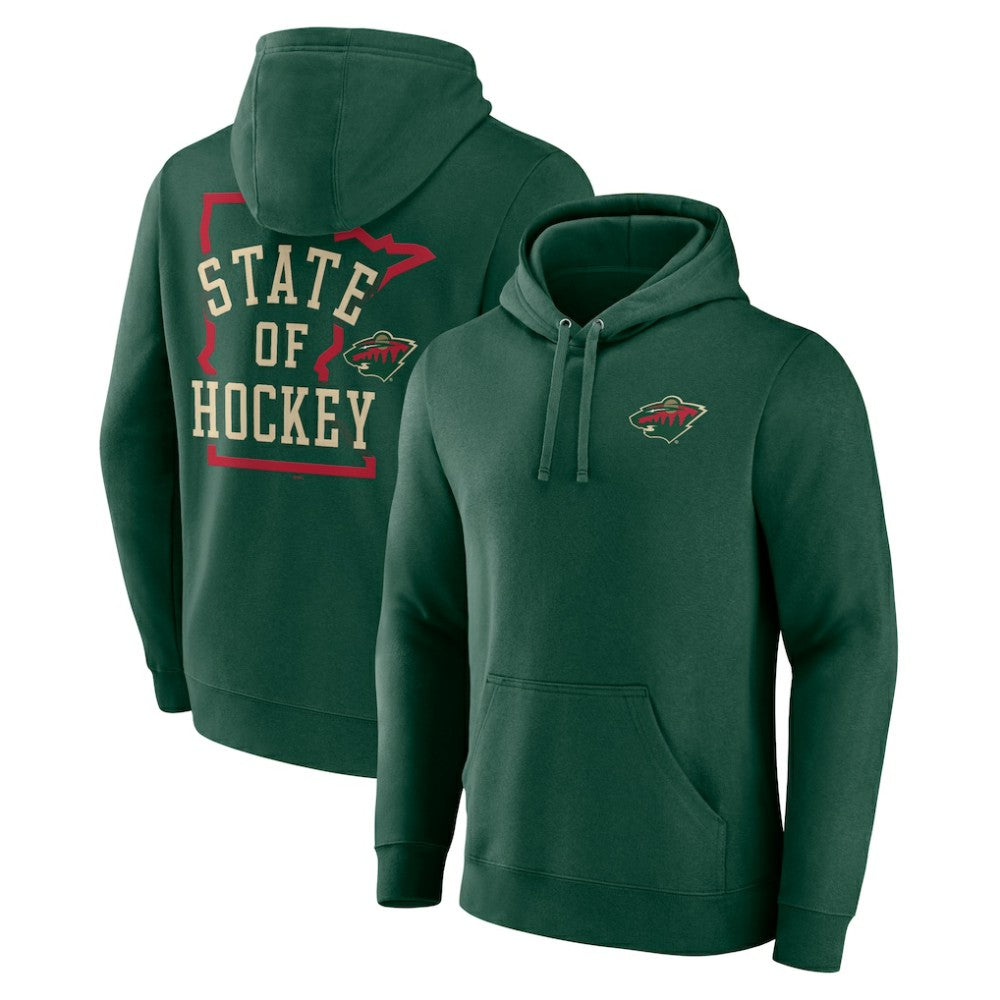 Minnesota Wild Territorial Pullover Hoodie - Green Hoodies