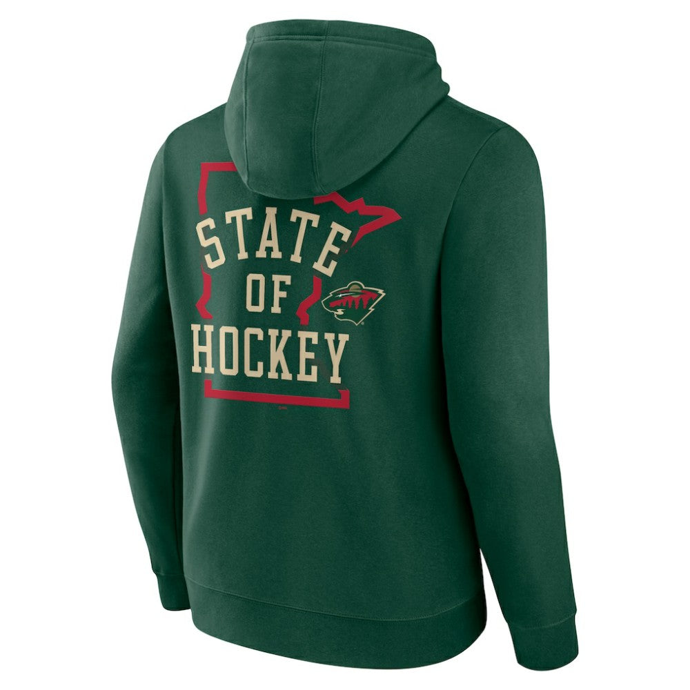 Minnesota Wild Territorial Pullover Hoodie - Green Hoodies