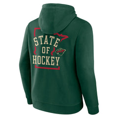Minnesota Wild Territorial Pullover Hoodie - Green Hoodies