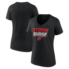 Carolina Hurricanes Women's Represent V-Neck T-Shirt - Black T-shirts