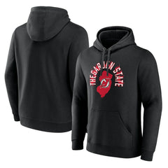 New Jersey Devils Represent Pullover Hoodie - Black Jerseys