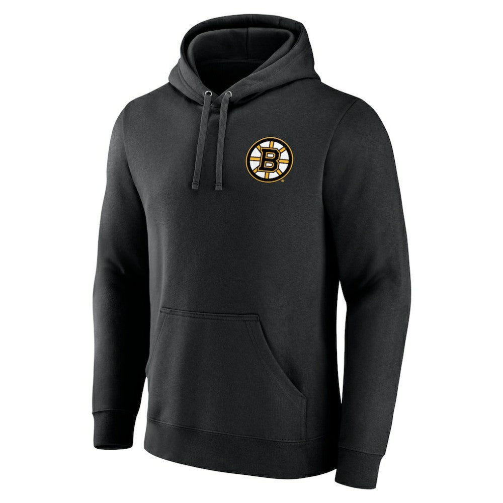 Boston Bruins Territorial Pullover Hoodie - Black Hoodies