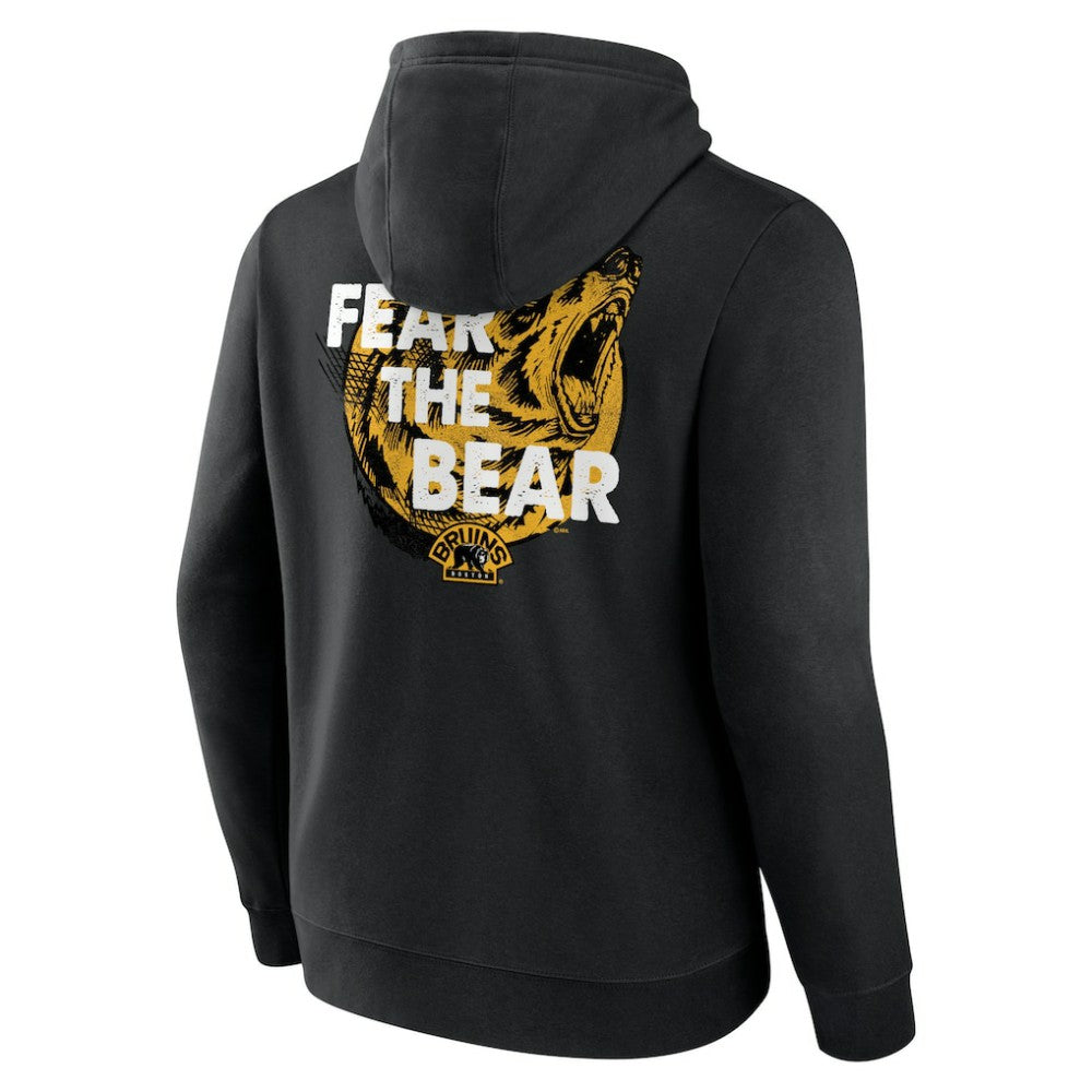 Boston Bruins Territorial Pullover Hoodie - Black Hoodies