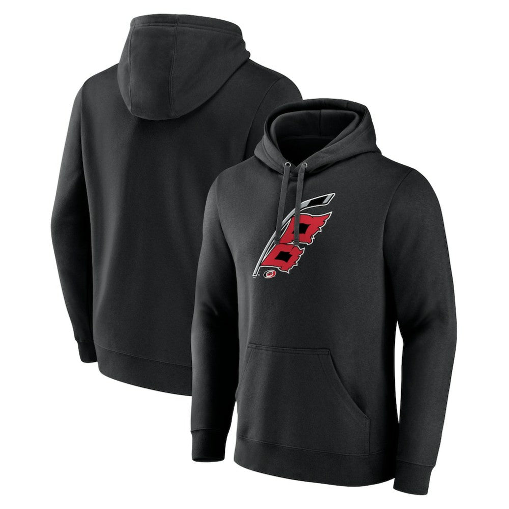Carolina Hurricanes Alternate Logo Pullover Hoodie - Black Hoodies