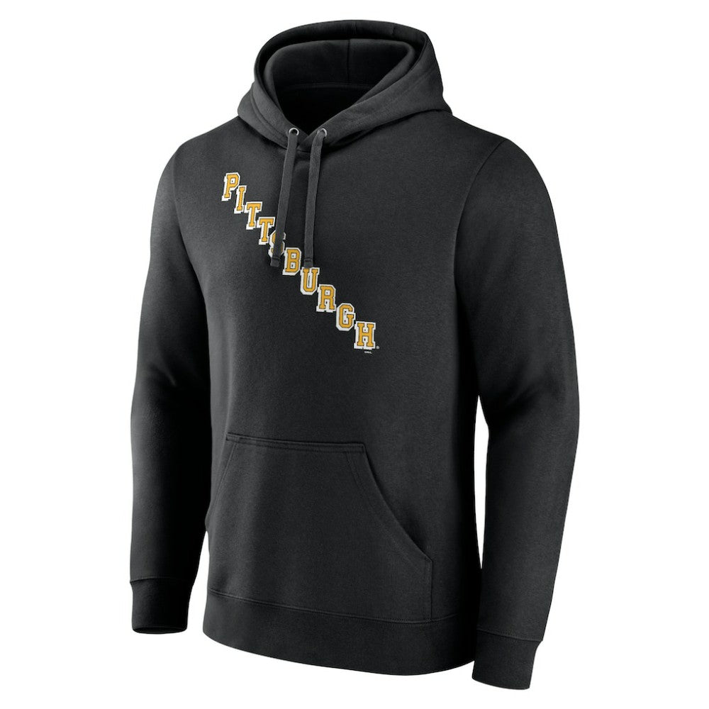 Pittsburgh Penguins Team Alternate Logo Pullover Hoodie - Black Hoodies
