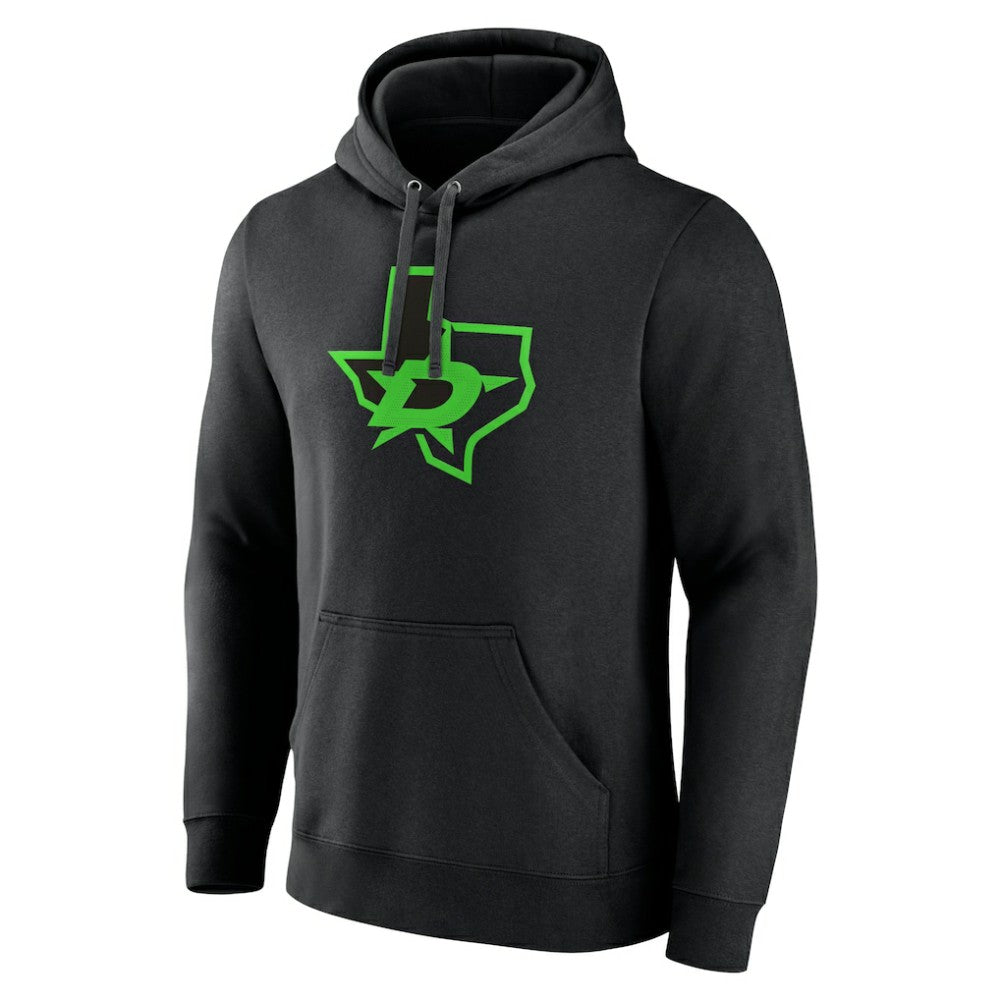 Dallas Stars Alternate Logo Pullover Hoodie - Black Hoodies