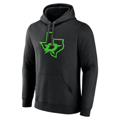 Dallas Stars Alternate Logo Pullover Hoodie - Black Hoodies