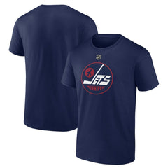 Winnipeg Jets Alternate Logo T-Shirt - Navy T-shirts