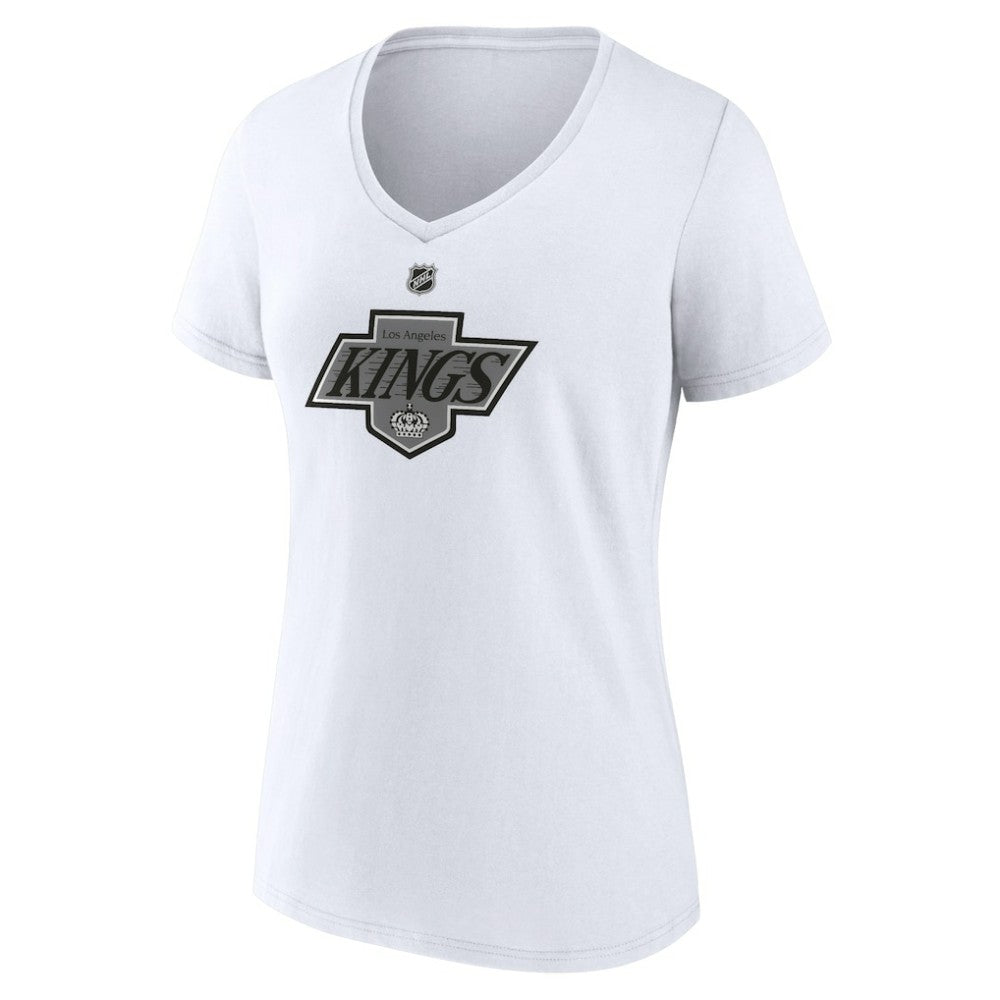 Los Angeles Kings Women's Alternate Logo V-Neck T-Shirt - White T-shirts