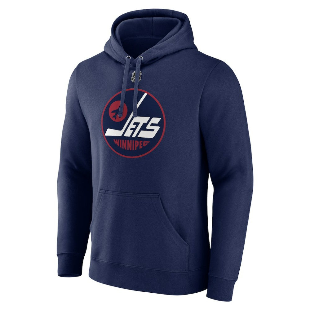 Winnipeg Jets Alternate Logo Pullover Hoodie - Navy Hoodies