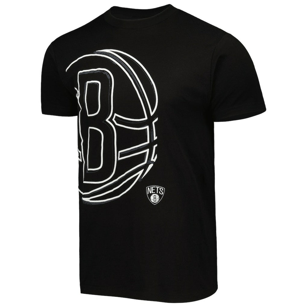 Brooklyn Nets Stadium Essentials Unisex Element Logo Pop T-Shirt - Black discount