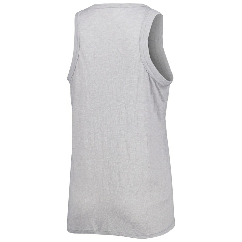 Colorado Rockies Soft as a Grape Women's Tri-Blend Tank Top Gray