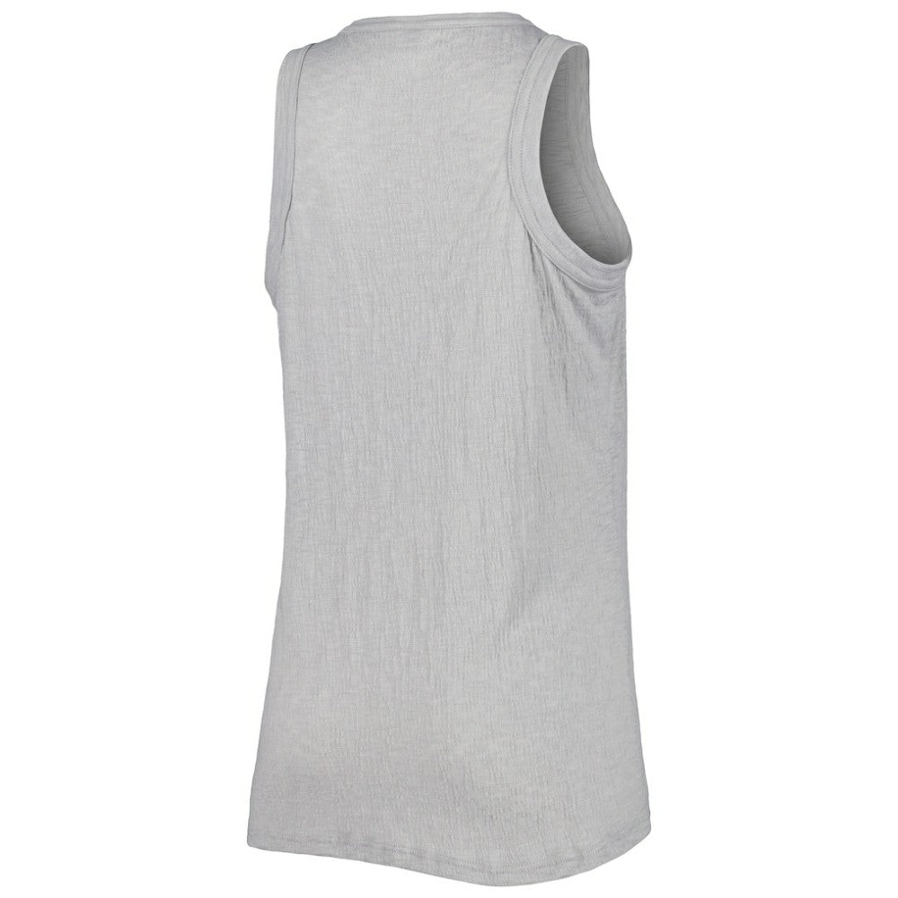 Pittsburgh Pirates Soft as a Grape Women's Tri-Blend Tank Top Gray