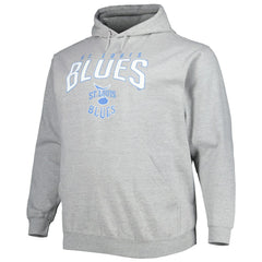 St. Louis Blues Fanatics Special Edition 2.0 Big & Tall Wordmark Pullover Hoodie - Heather Gray Hoodies