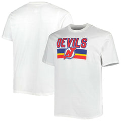 New Jersey Devils Fanatics Big & Tall Special Edition 2.0 T-Shirt - White T-shirts