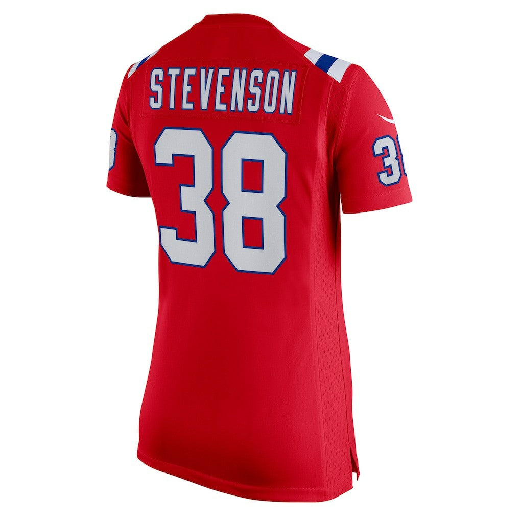 Rhamondre Stevenson New England Patriots Women's Team Game Jersey - Red discount