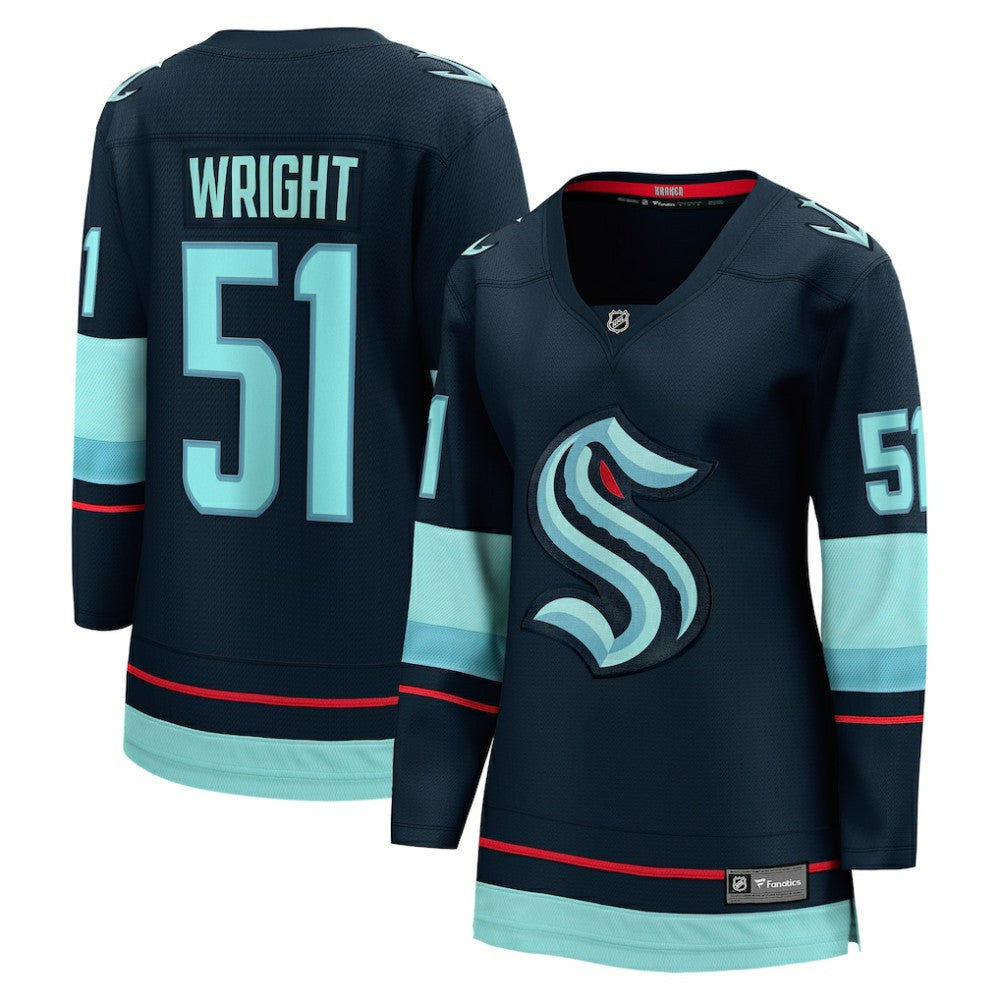 Shane Wright Seattle Kraken Fanatics Women's Home Breakaway Jersey - Deep Sea Blue Jerseys