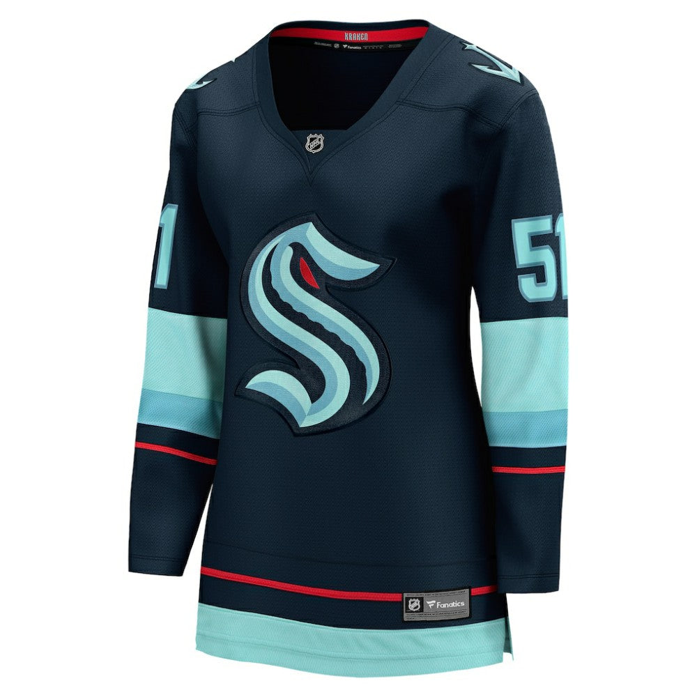 Shane Wright Seattle Kraken Fanatics Women's Home Breakaway Jersey - Deep Sea Blue Jerseys