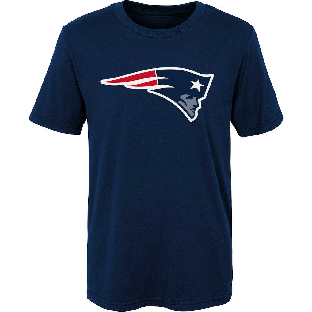 New England Patriots Preschool Primary Logo T-Shirt - Navy for sale