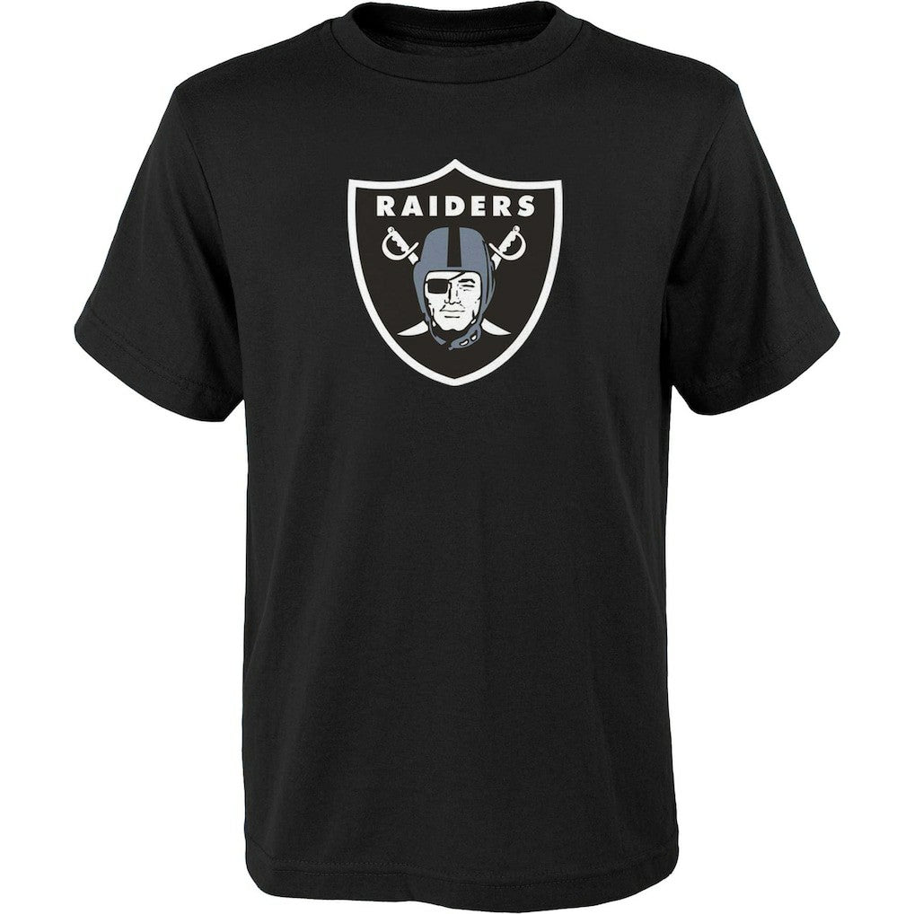 Las Vegas Raiders Outerstuff Youth Primary Logo T-Shirt - Black for sale