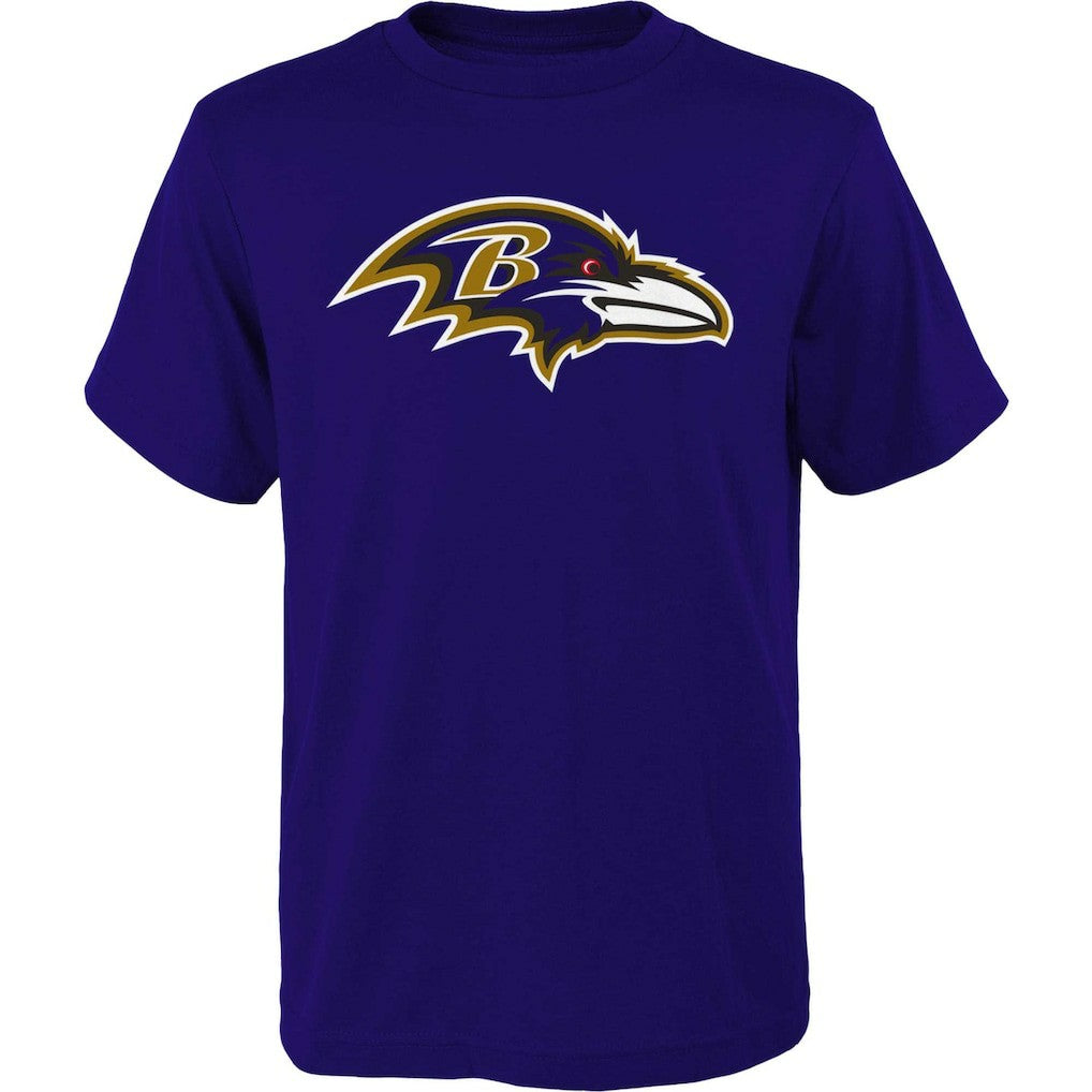 Baltimore Ravens Outerstuff Youth Primary Logo T-Shirt - Purple cheap