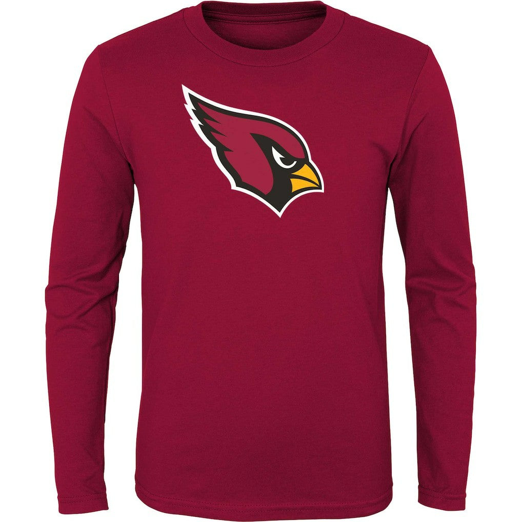 Arizona Cardinals Youth Primary Logo Long Sleeve T-Shirt - Cardinal cheap