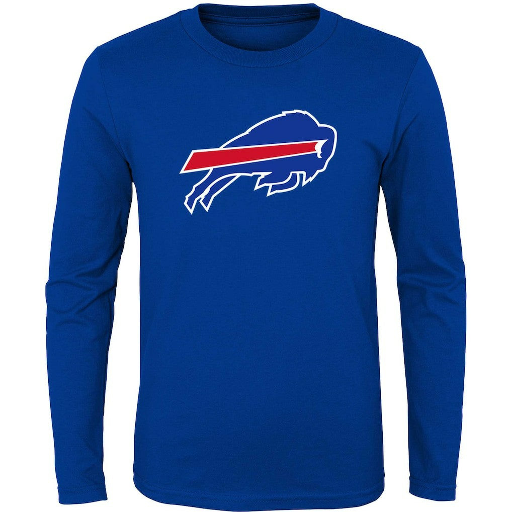 Buffalo Bills Youth Primary Logo Long Sleeve T-Shirt - Royal cheap