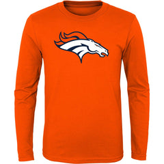 Denver Broncos Youth Primary Logo Long Sleeve T-Shirt - Orange cheap